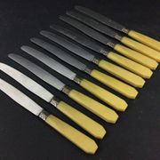 Set de 10 couteaux inox bakélite
