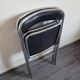 Paire de chaises pliantes skaï 70s