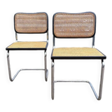Pair of Cesca B32 chairs by Marcel Breuer