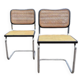 Pair of Cesca B32 chairs by Marcel Breuer