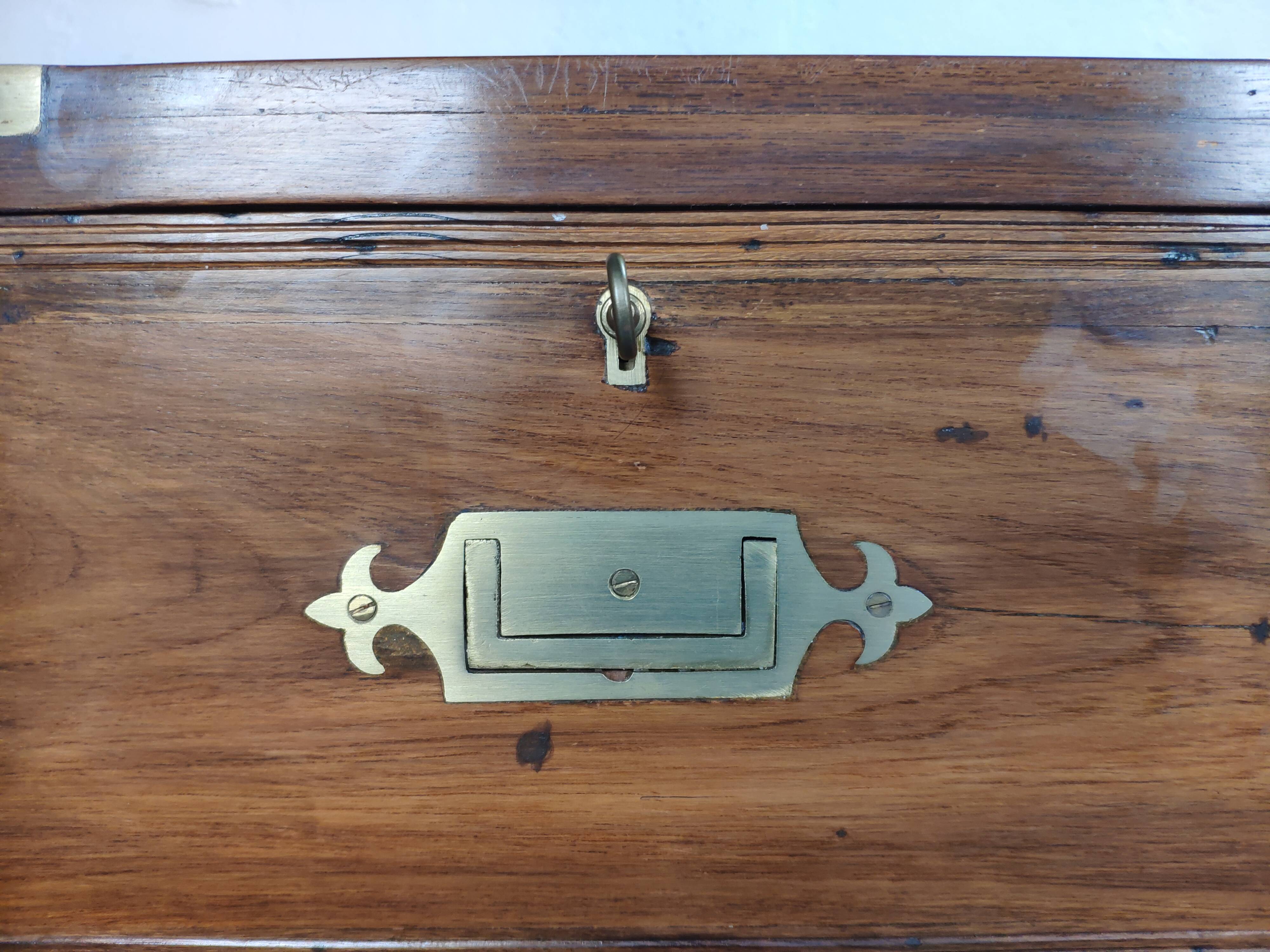 Commode de marine teck poignée laiton