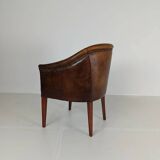 Sheep leather (desk) chair