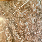 Antique carved wooden and marble console – late 19th century