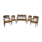 Ensemble fauteuils canages