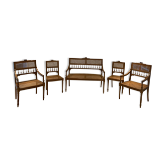 Set armchairs canages