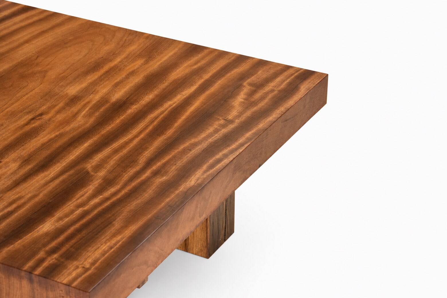 Exotic wood coffee table - model cent-six - timeless design