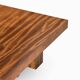 Exotic wood coffee table - model cent-six - timeless design