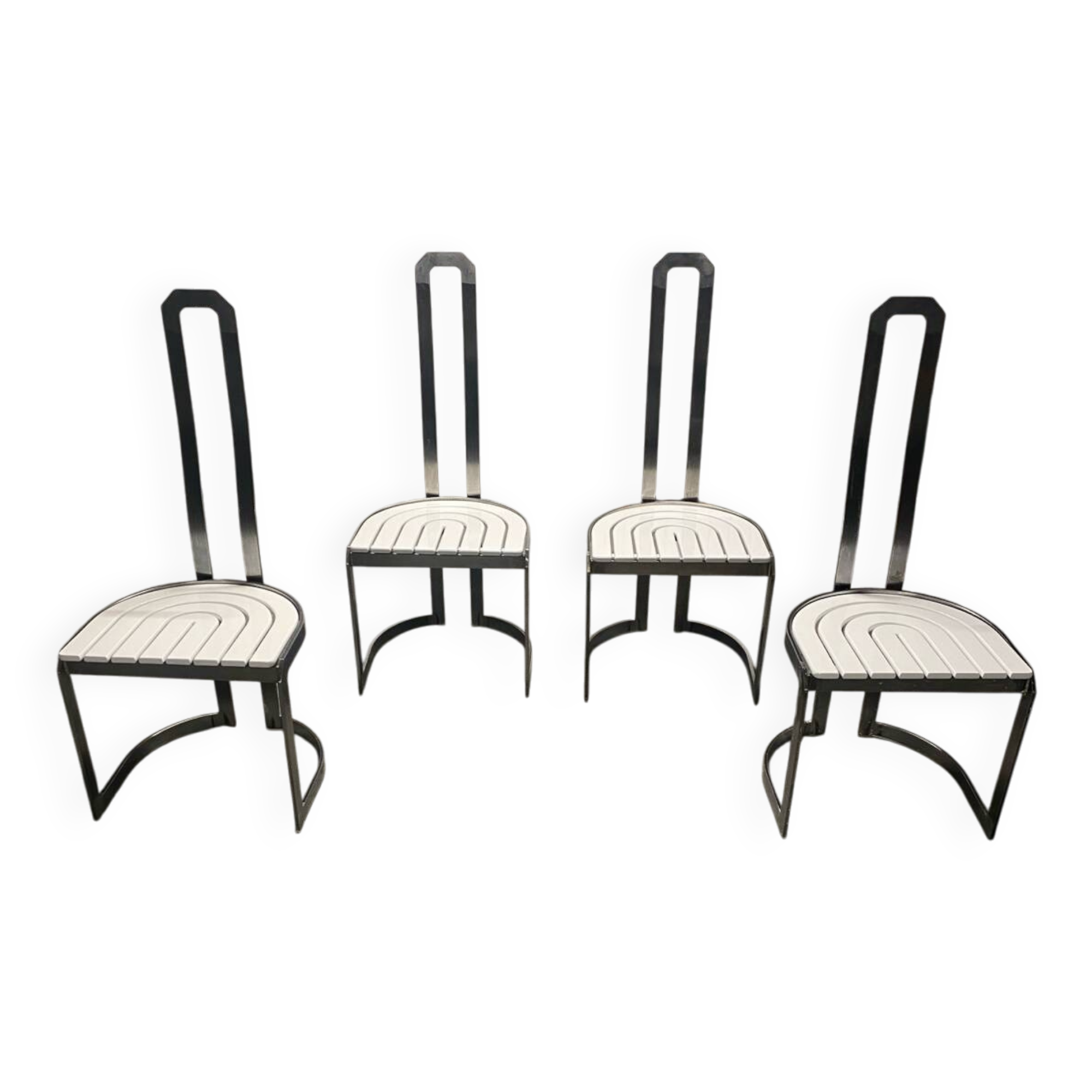 4 chaises allmilmo Allemagne 1980