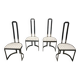4 chaises allmilmo Allemagne 1980