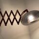 Scandinavian “scissors” wall lamp in teak from the 50s and 60s
