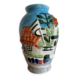 Vase with relief decoration