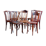 Lot 8 bistro chairs early 20th century