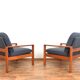 Mid-Century Danish Teak Armchairs, 1970s, Set of 2