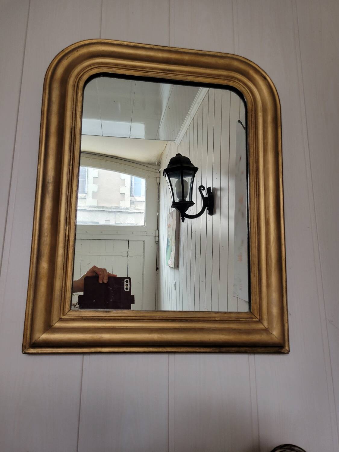 Louis Philippe gilded mirror, late 19th century