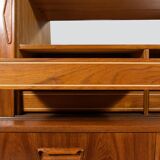 Buffet haut en teck de style moderne du milieu du siècle, fabriqué par Farso Mobelfabrik, Danemark.