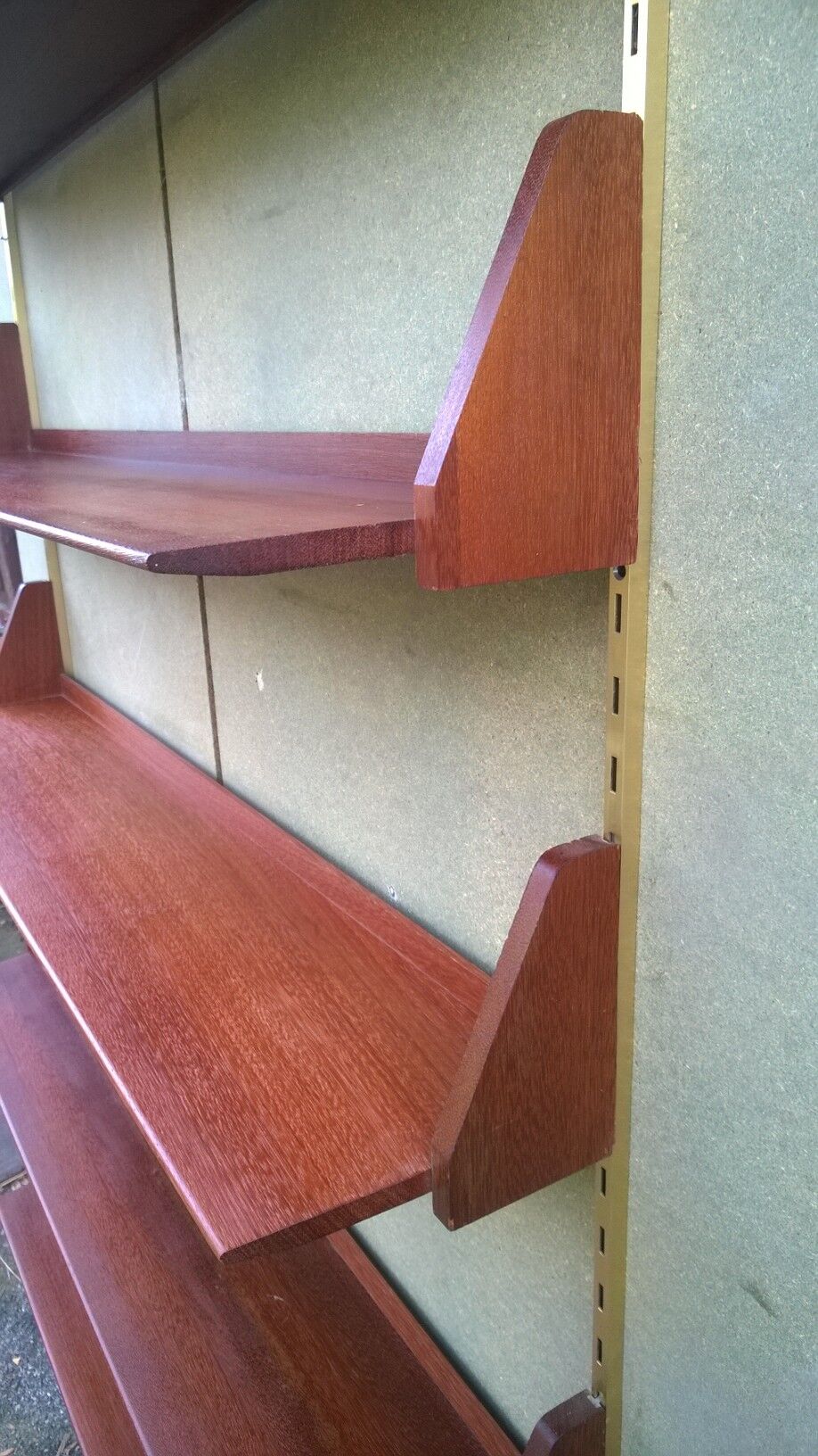 Adjustable shelf in teak, model WK 192, by Dieter Reinhold for WK MÖBEL