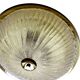 Grande lampe vintage en verre italien