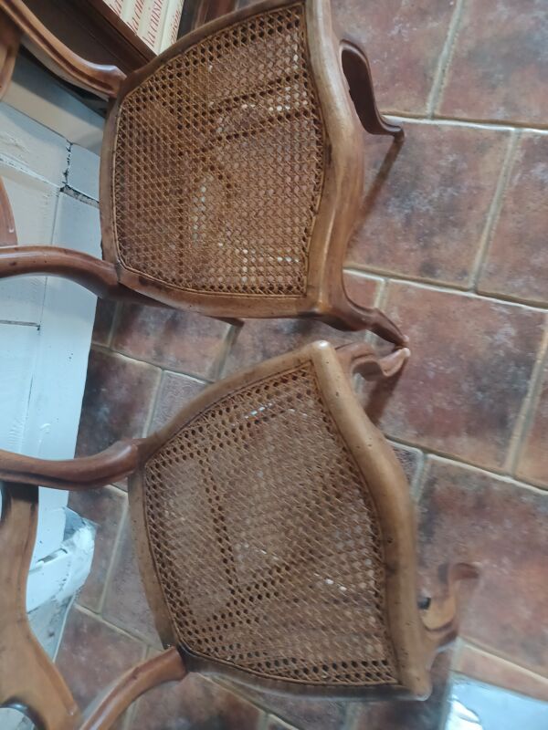 Chaises cannées Louis Philippe