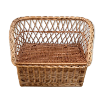 Rattan toy box