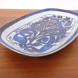 Ceramic 426-2841 Aluminia Plate by Kari Christensen for Royal Copenhagen, Denmark