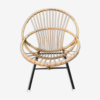 Rattan armchair