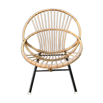 Rattan armchair