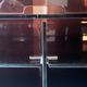 Smoked plexiglass TV/HiFi unit, Roche Bobois design 1970