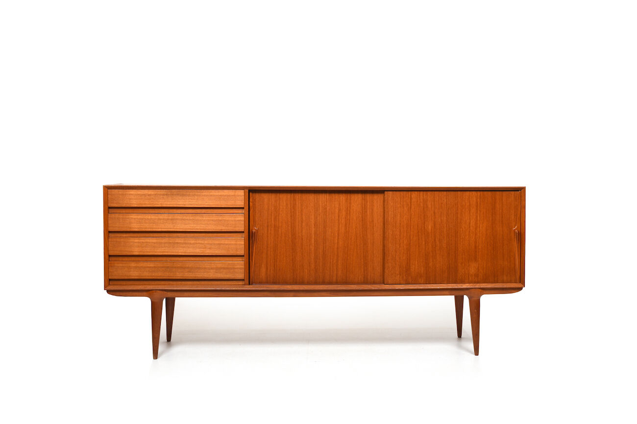 Danish Modern Teak Sideboard by Omann Jun