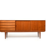 Danish Modern Teak Sideboard by Omann Jun
