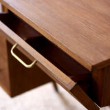 Vintage desk feet compass