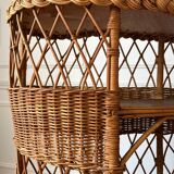 Rattan and wicker bar from the 50s/60s