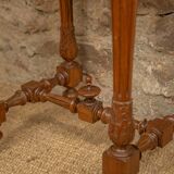 Vanity unit - antique washbasin in wood and marble