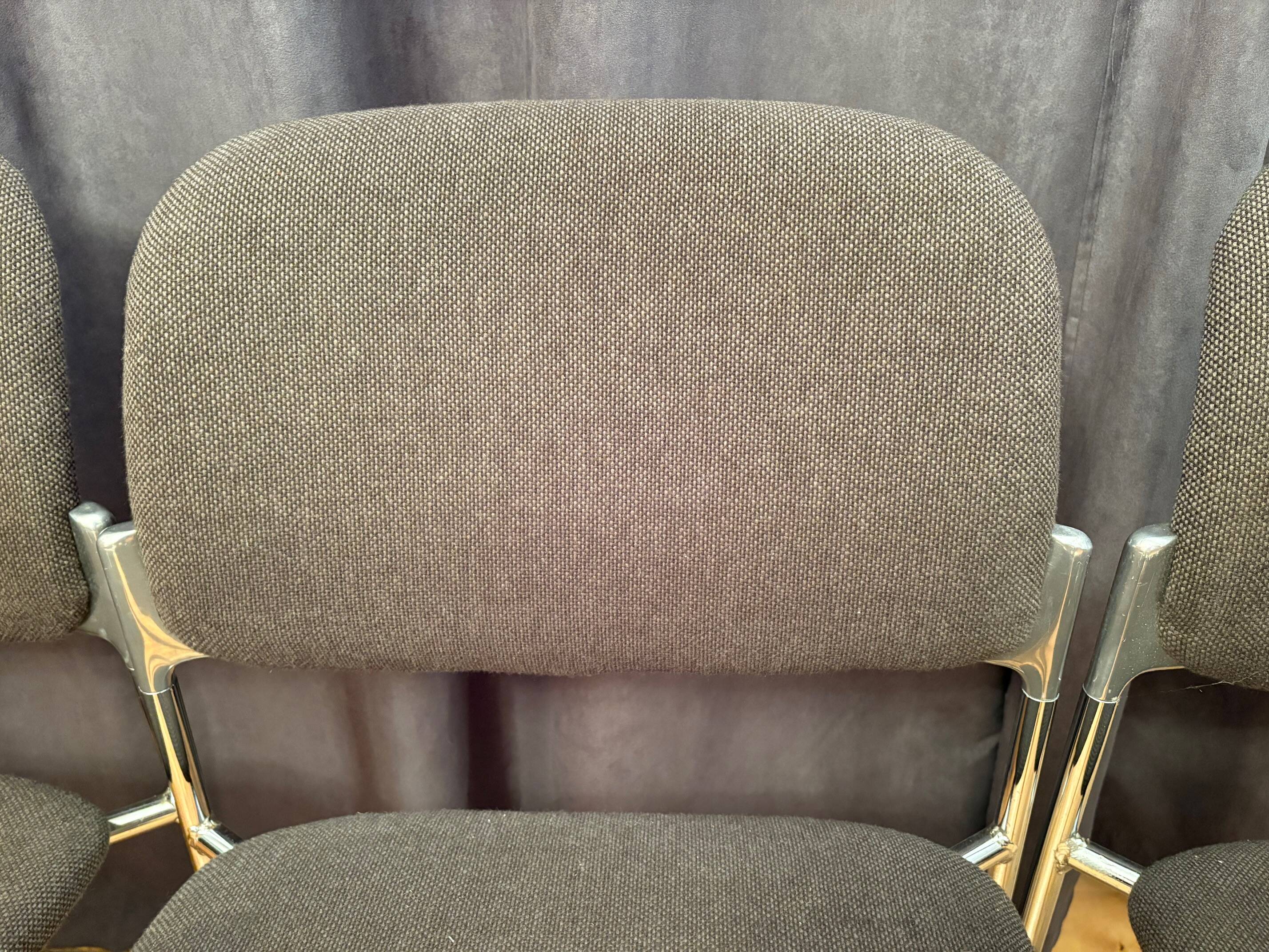 Set of four chairs, 1980s