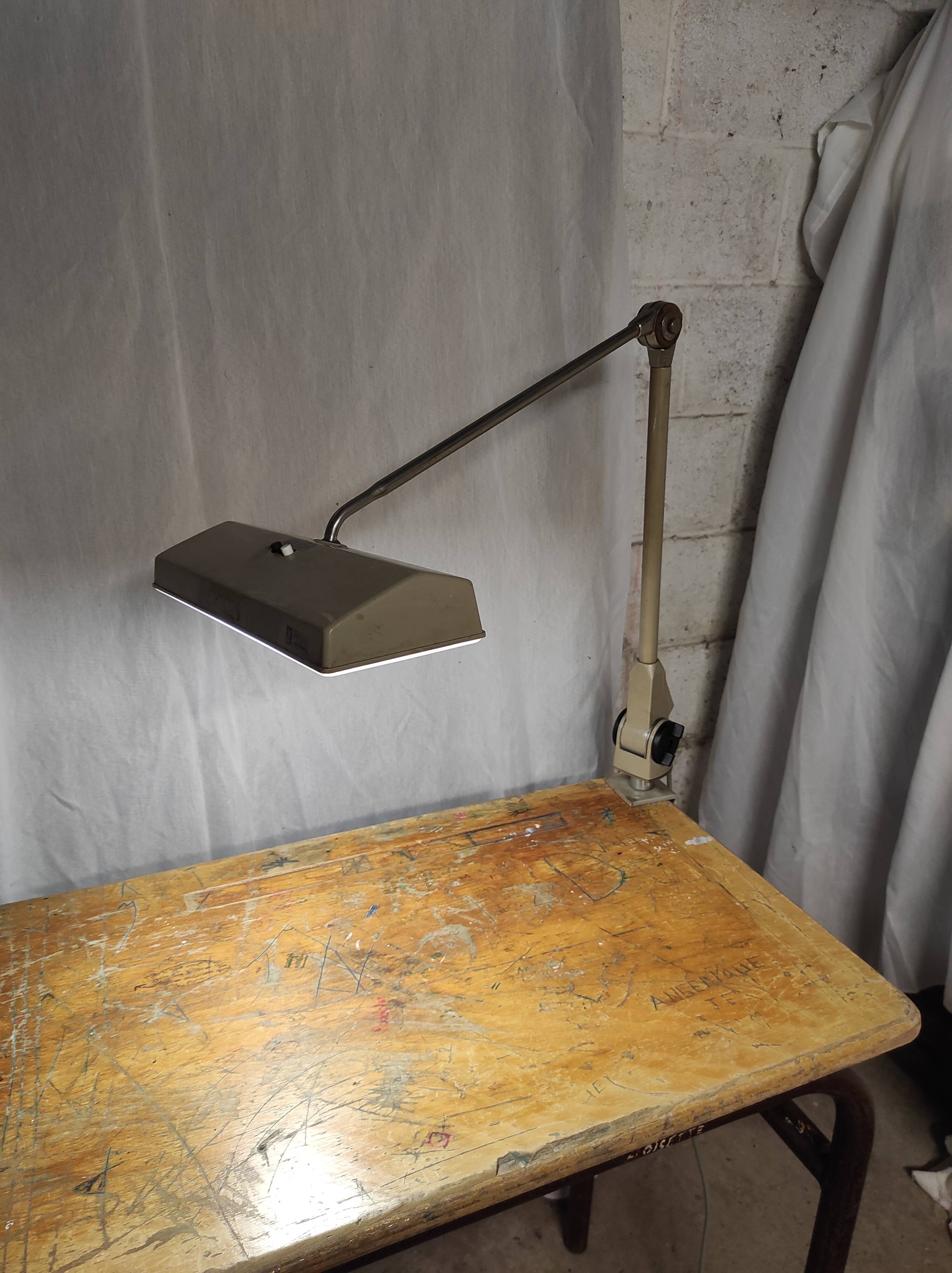 Architect's lamp by Wolfgang Tümpel for Waldmann Leuchten, 1970s