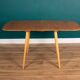 Retro Blonde Ercol Model 383 Dining Table & Four Model 370 Windsor Kitchen Dining Chairs