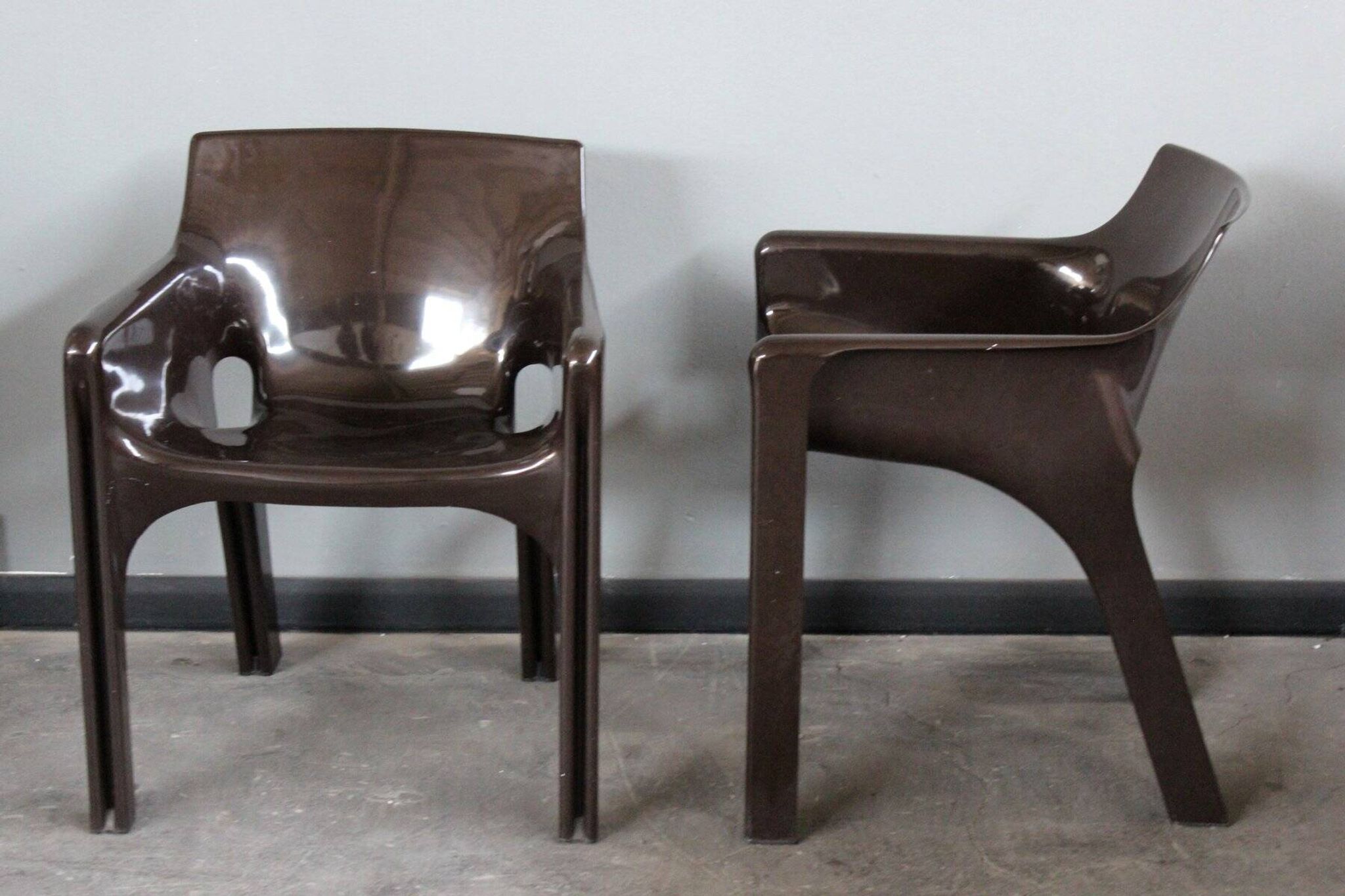 Gaudi Armchair Set by Vico Magistretti for Artemide, 1970s