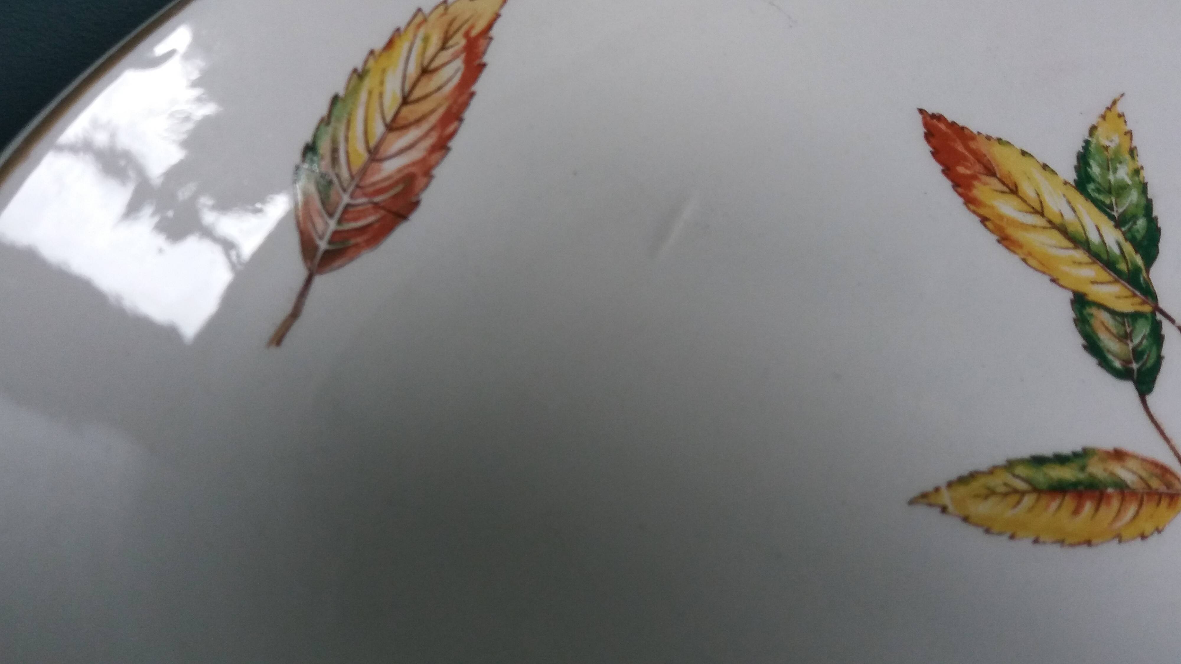 Digoin Sarreguemines bowl decoration La Fontaine