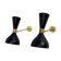 Pair italian sconces 1950