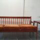 Scandinavian vintage 3-seater sofa in solid wood