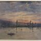 Watercolour Table by Joannès DREVET (1854-1940) Post-Impressionist The Allier