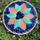 Illusion pie dish blueberry pie