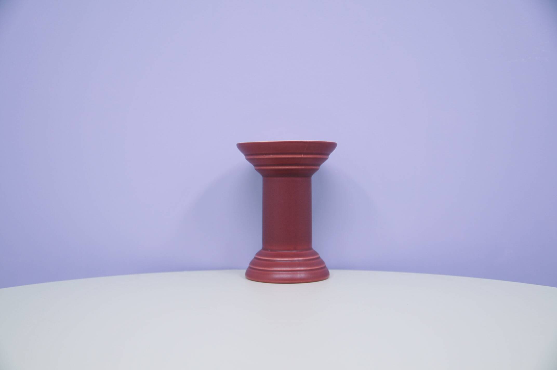 vintage burgundy vase