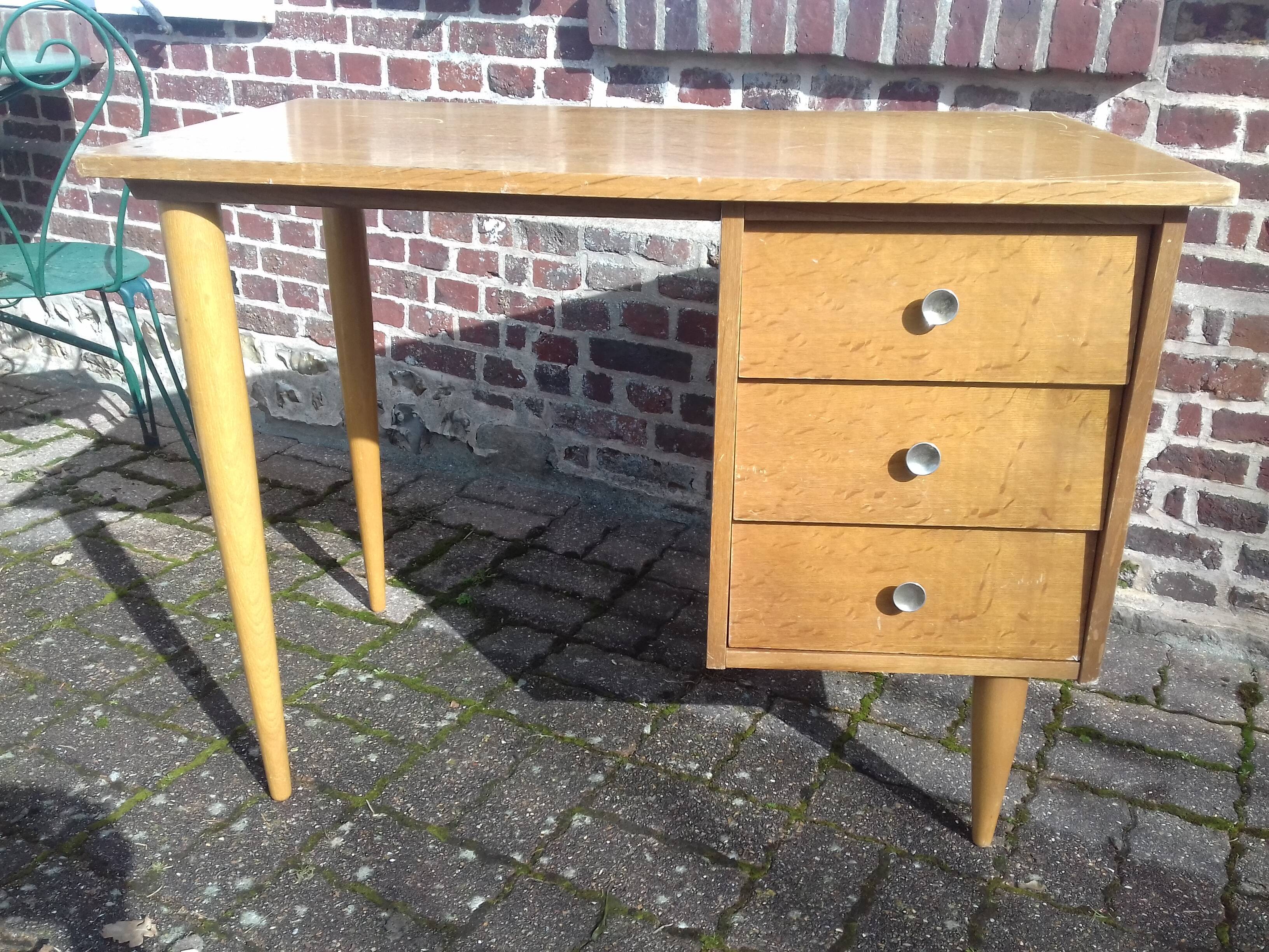Bureau vintage années 60 70