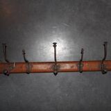 Antique workshop coat rack