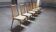 6 chairs Scandinavian years 50 60 Lubke