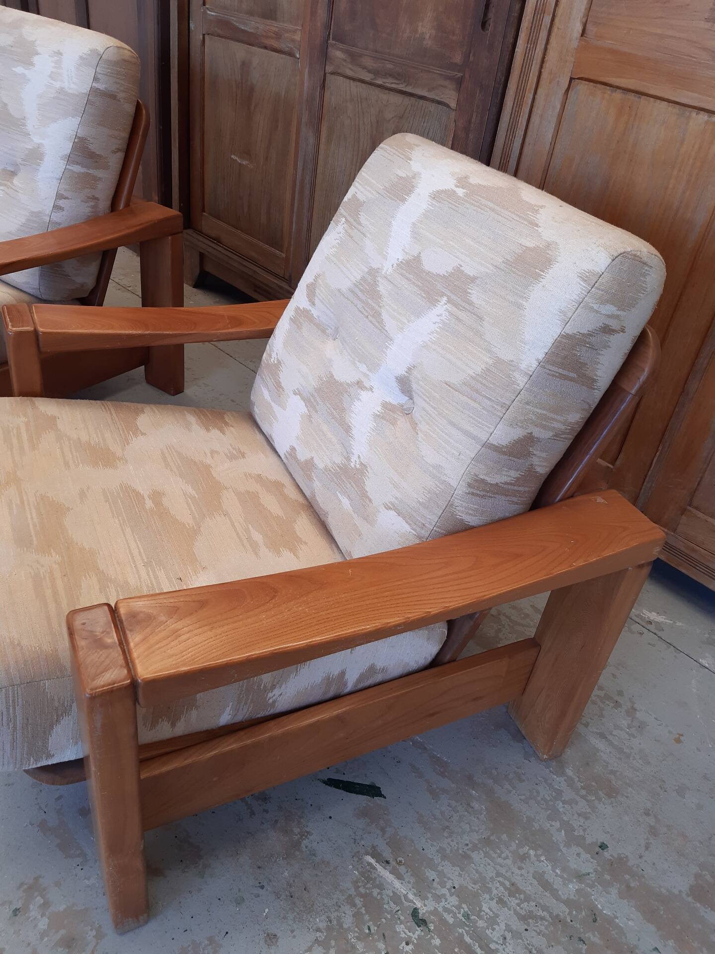 Paire de fauteuil design scandinave. 