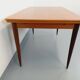 Table à manger rectangulaire style scandinave vintage des années 50 60 teck