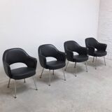 Original set of 4 'Executive' armchairs by Eero Saarinen for Knoll, 1960s