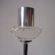 Candlestick in crystal and metal