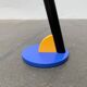 Postmodern wooden plant stand or side table